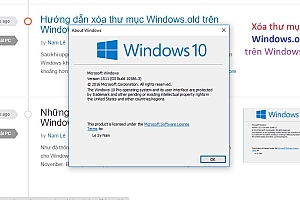 Hướng dẫn cách xem phiên bản Windows 10