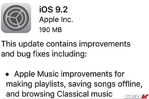iOS 9.2 mới phát hành: có thể duyệt web trong ứng dụng