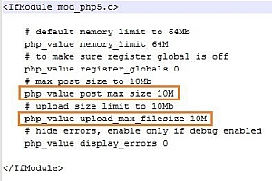 Thay đổi upload_max_filesize trên hosting Stablehost