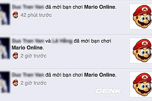 Cảnh báo mất tài khoản Facebook khi chơi game Mario Online