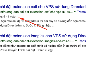 Hướng dẫn hiển thị đánh giá bài viết WordPress trên Google