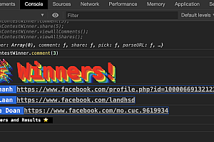 Hướng dẫn chọn người chiến thắng ngẫu nhiên trên Facebook