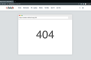 Chia sẻ trang 404 phong cách macOS cho WordPress
