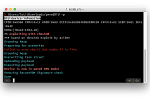 Hướng dẫn tăng tỉ lệ nhận “pwned DFU mode” cho các thiết bị A7