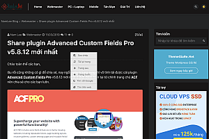 Hướng dẫn trang trí chuột phải trên website của bạn