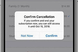 Xem, thay đổi hoặc hủy đăng ký dịch vụ trên iOS