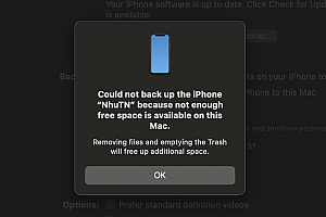 Hướng dẫn backup iPhone/iPad vào bộ nhớ ngoài (USB hoặc ổ cứng rời)
