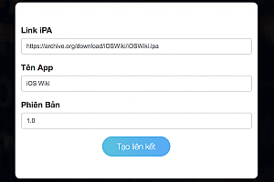 Hướng dẫn tạo liên kết cài đặt trực tiếp ứng dụng, trò chơi cho iOS, iPadOS