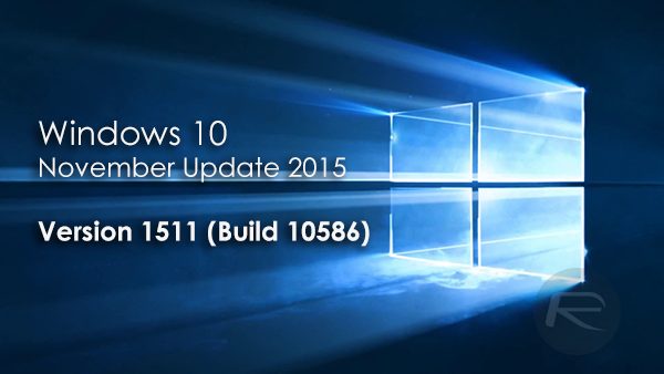 windows 10 pro version 1511 10586