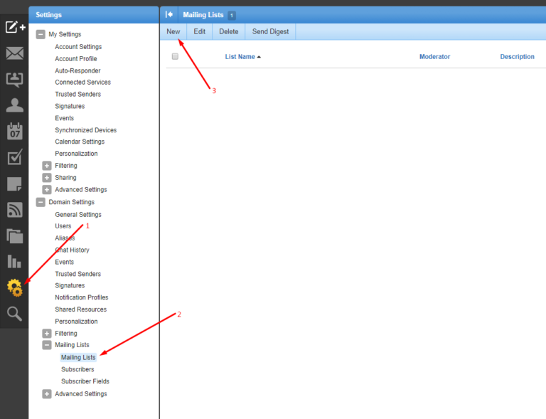 H ng d n c ch t o mailing lists trong h th ng email business t i hostvn